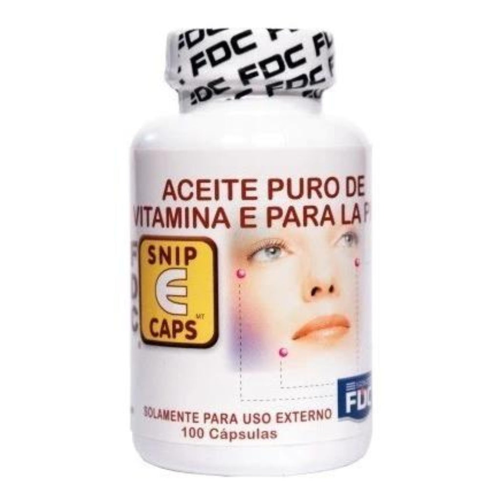 Aceite Facial Vitamina E - 100cap